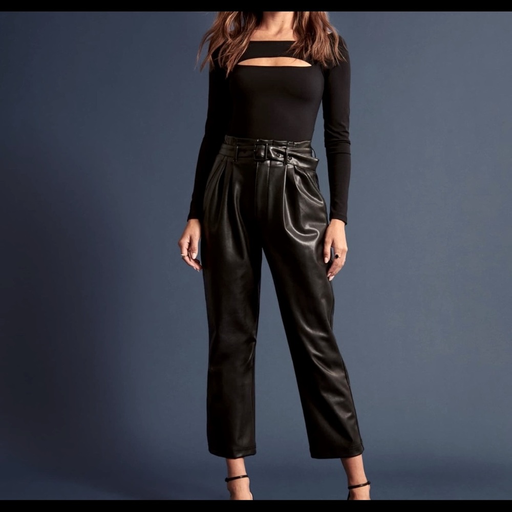 Abercrombie Vegan Leather Pants